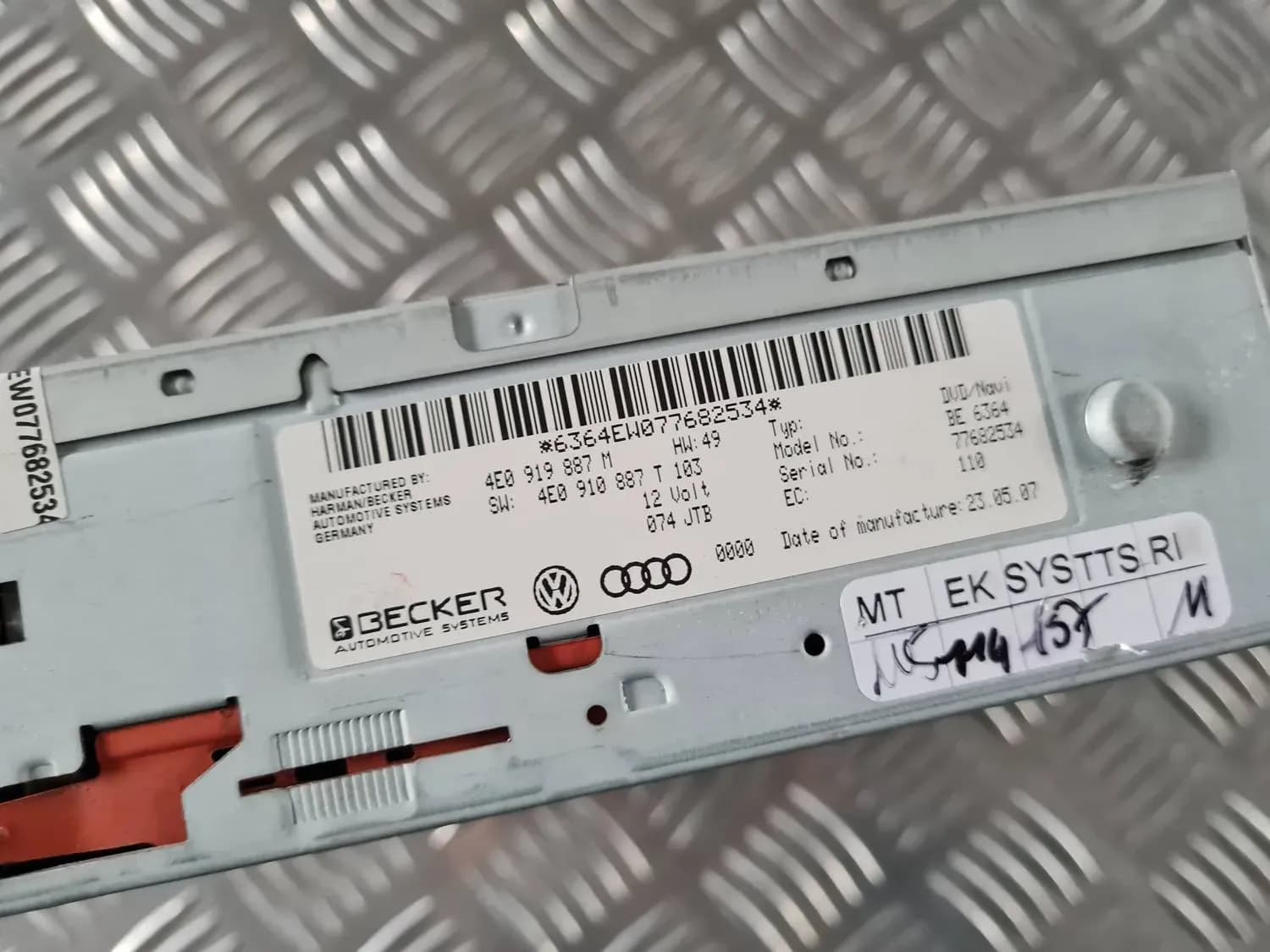 Unidade de CD/DVD/Navegação AUDI A6 2008 - foto 6